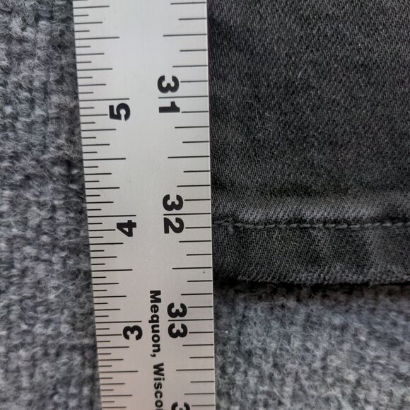 Karter Collection Men's Skinny Leg Jeans 32 Black Side Stripe Distressed - Picture 11 of 11